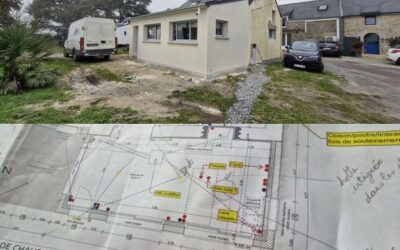 Rénovation et extension d’une petite maison en Morbihan