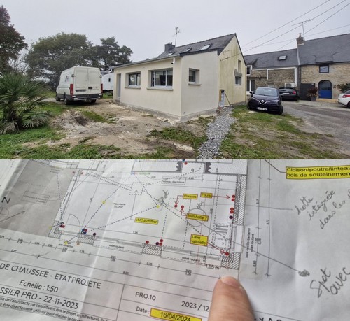 plan extension maison architecte